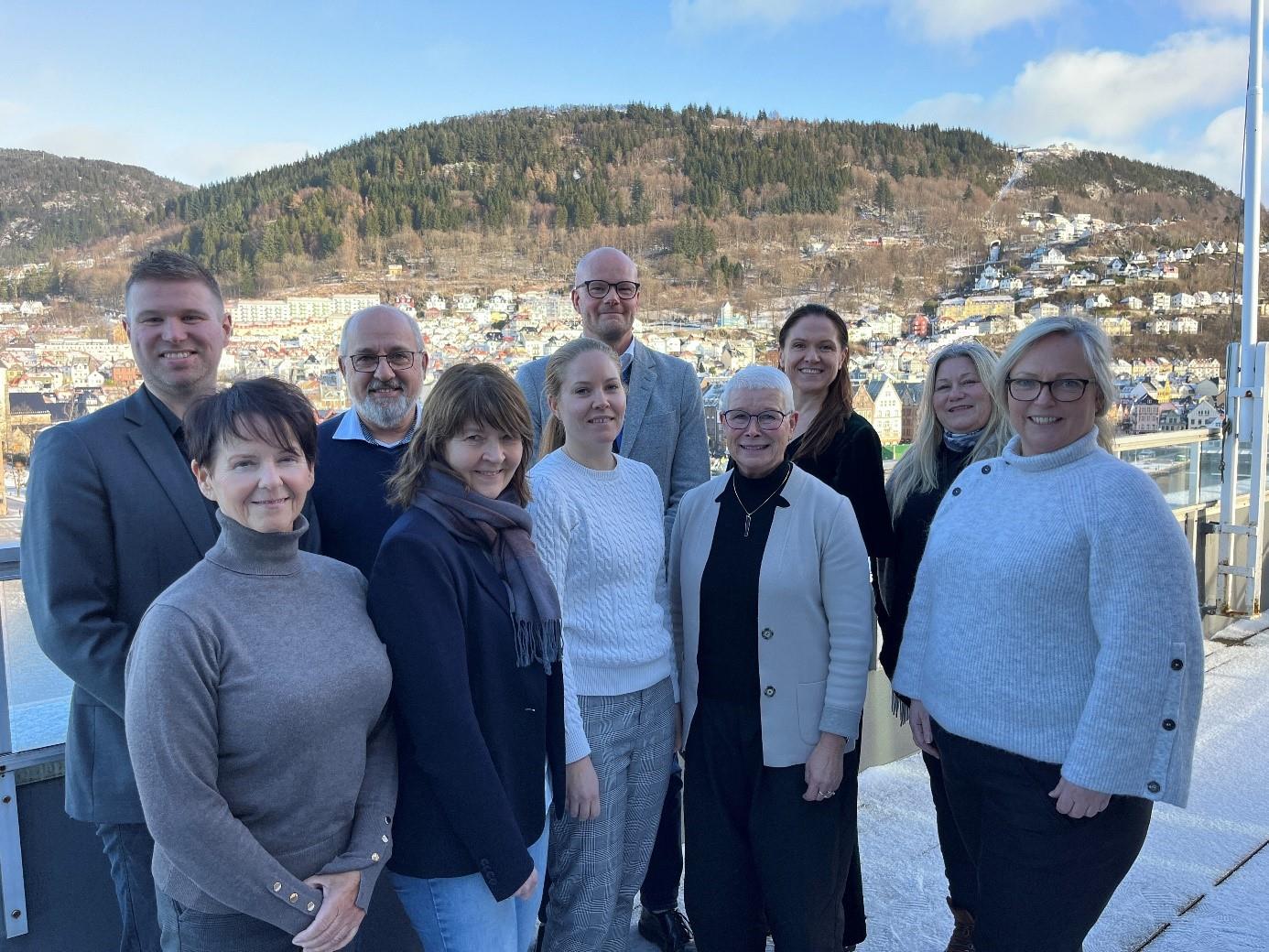 Bildet viser medlemmer i det nye IA-rådet i Vestland