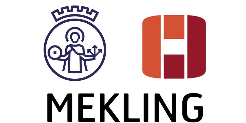 Plakat med logo til Oslo kommune og logo til Unio og teksten MEKLING