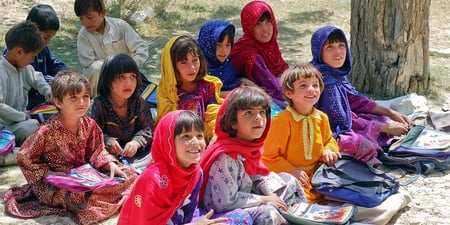 Jenteklasse Afghanistan