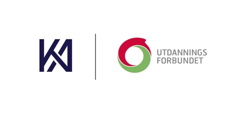 Logoene til KA og Utdanningsforbundet