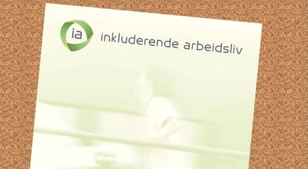 Foto av plakat Inkluderende arbeidsliv