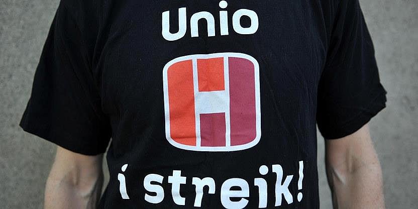 Streikeskjorte for Unio.